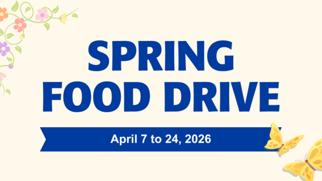 Spring Food Drive from April 7 to 24, 2026